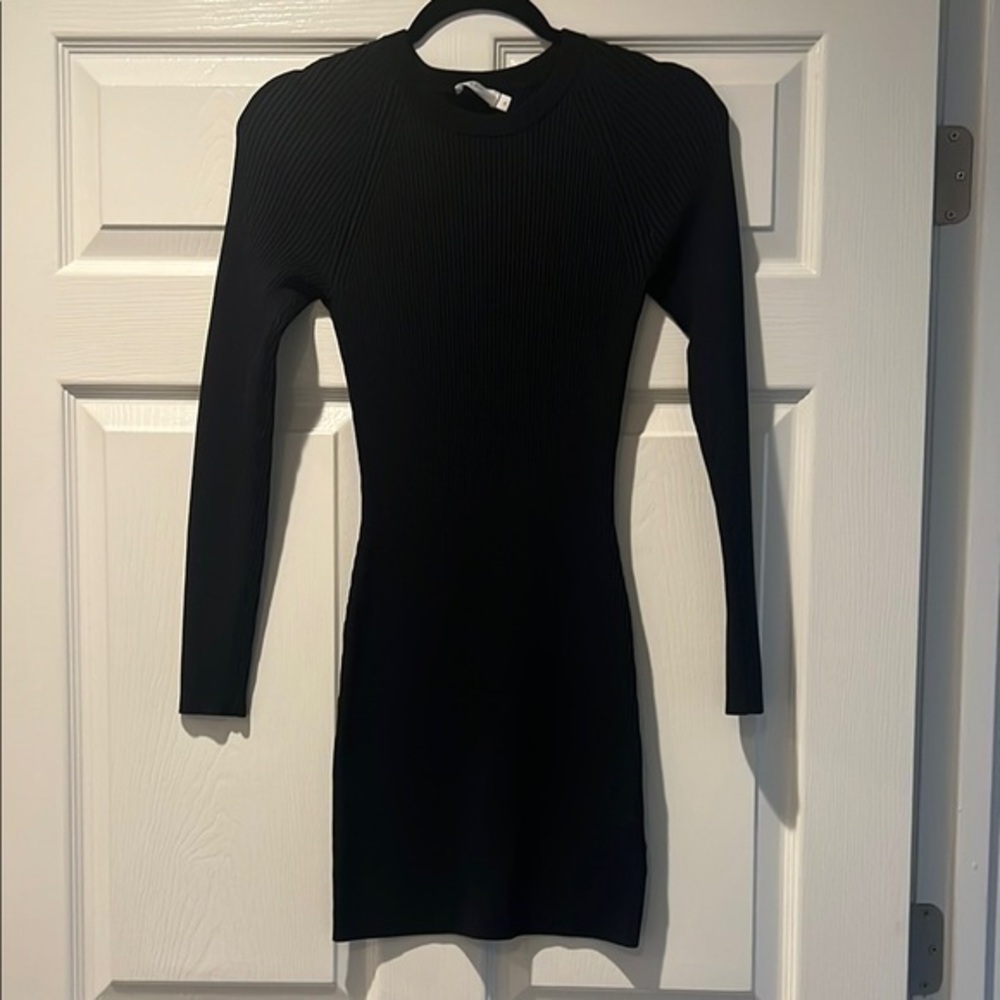 ALC Elegant Navy Ribbed Dress size S